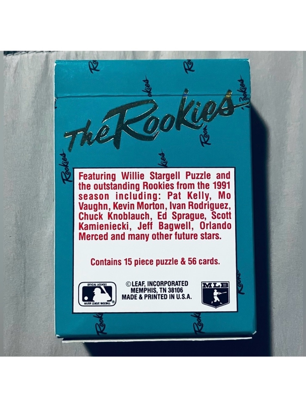 Donruss 1991 THE ROOKIES 56 Card Complete Set + Willie Stargell Puzzle Card